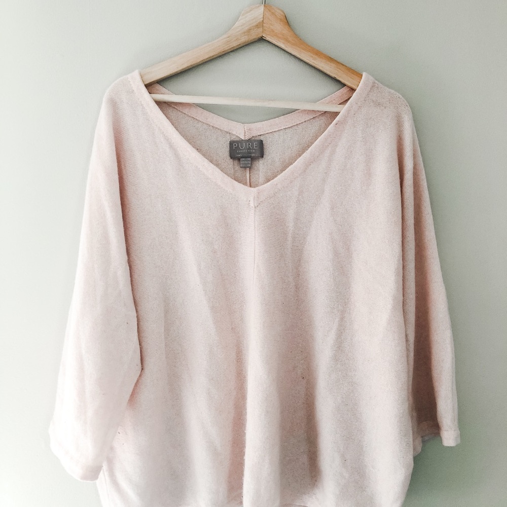 100% Cashmere Blush Sweater
